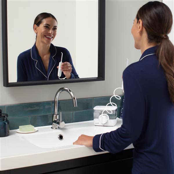 White Waterpik™ ION Professional Countertop Cordless Water Flosser - Image 3