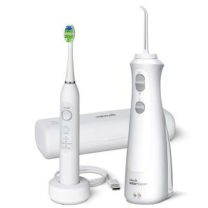 White Waterpik™ Sensonic™ and Cordless Pearl Combo