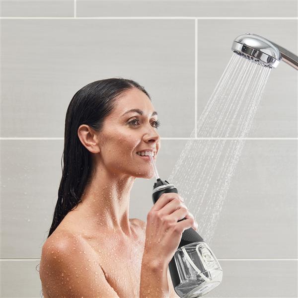 Black Waterpik™ Cordless Advanced 2.0 Water Flosser - Image 4
