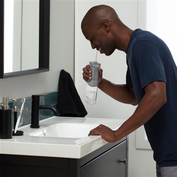 Gray Waterpik™ Cordless Slide Professional Water Flosser - Image 3