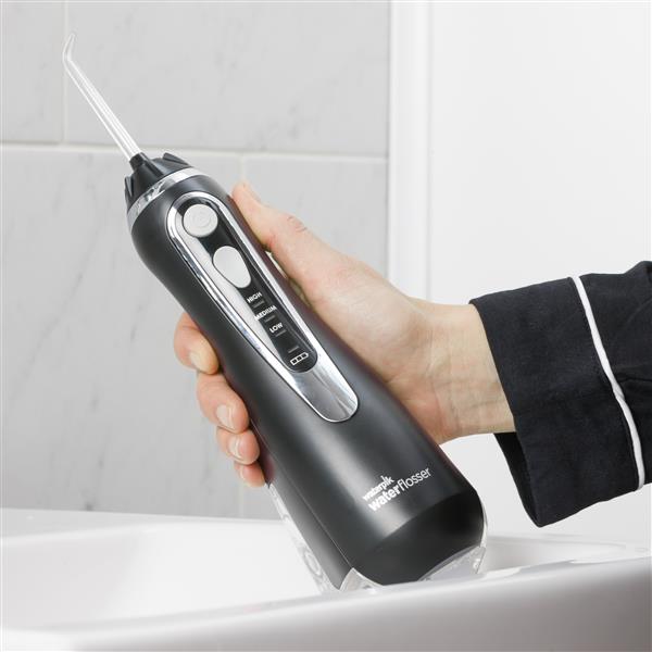 Black Waterpik™ Cordless Advanced 2.0 Water Flosser - Image 5